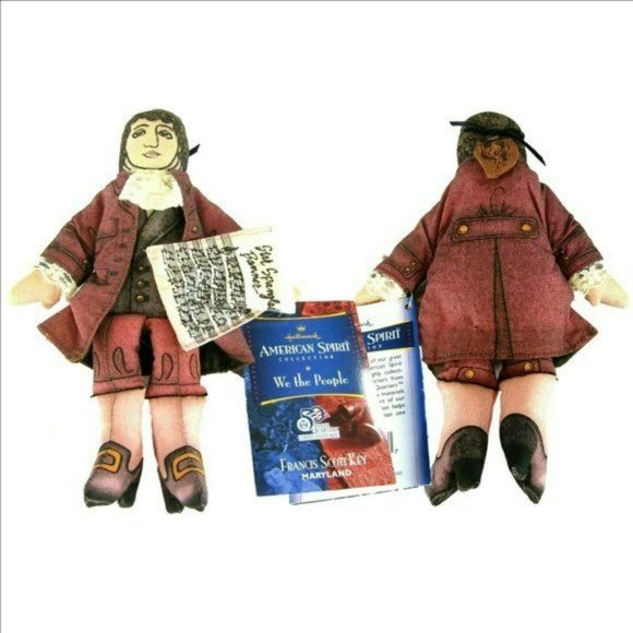 Francis Scott Key Hallmark American Spirit Collection Plush Toy NEW w/TAG - Picture 4 of 4